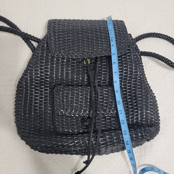 Woven Genuine Italian Leather Backpack - Picture 9 of 9